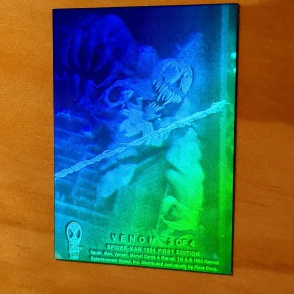 marvel holographic cards Amazon.com: 1991 Marvel Universe Series II Hologram Insert Set of 5 Cards  NM/M Spider-Man, Hulk : Toys & Games main image 1